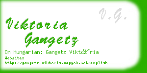 viktoria gangetz business card